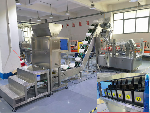 调料粉末颗粒自动化包装流水线